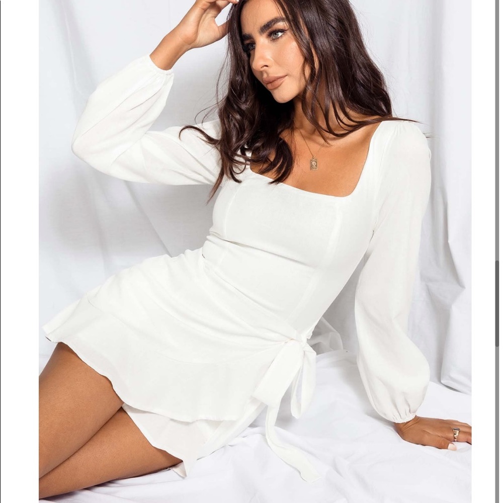 Princess Polly white mini dress